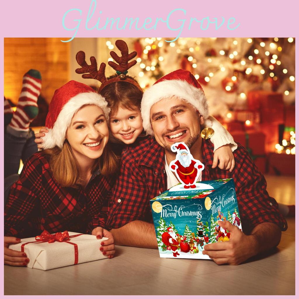 Gift Christmas Box With Blue Gradient Design For Party Decor And Giving Gift