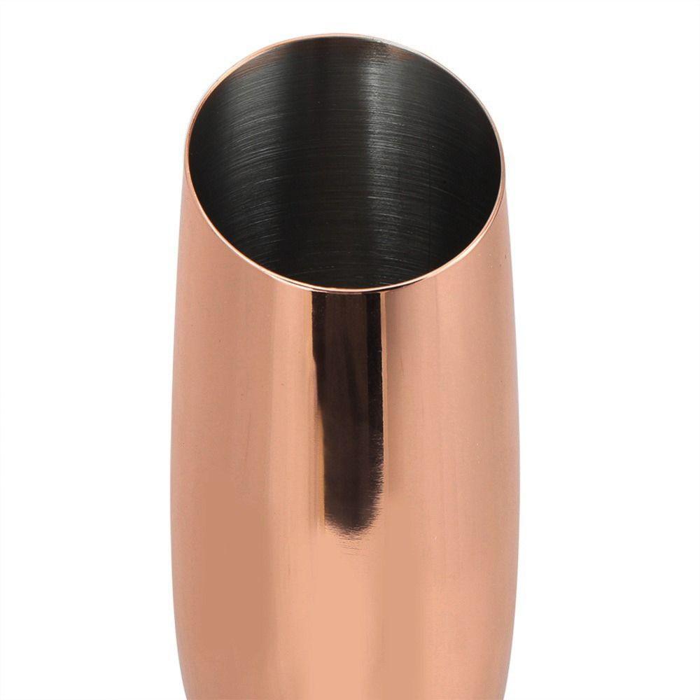 304 Stainless Steel Cocktail Glass Rose Gold Champagne Flutes  Bar Supplies