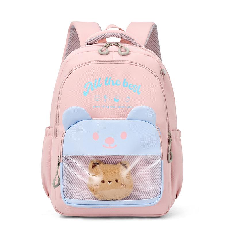 Schoolbag New Fashion Large Capacity Student Backpack High Value School Bag Travel Female Junior High School Student Lightweight Versatile Backpack