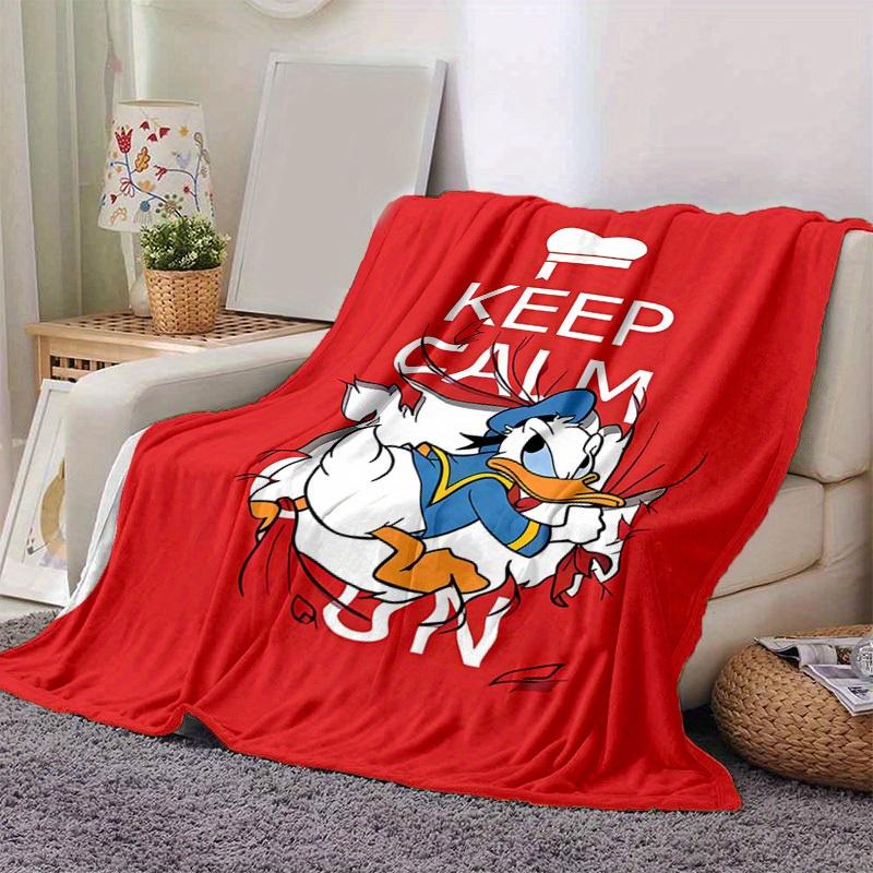 

1pc, Donald Duck Keep Calm On Chef Hat Print Blanket Home Decor, Couch Throw, Outdoor, Gift, Coverlet, Bedroom, Living Room, Travel 80cmx120cm