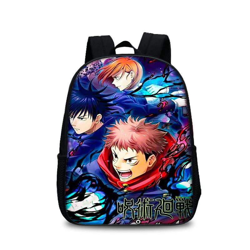 Jujutsu Kaisen Backpack With Polyester Material And Spacious Design For Students And Daily Use