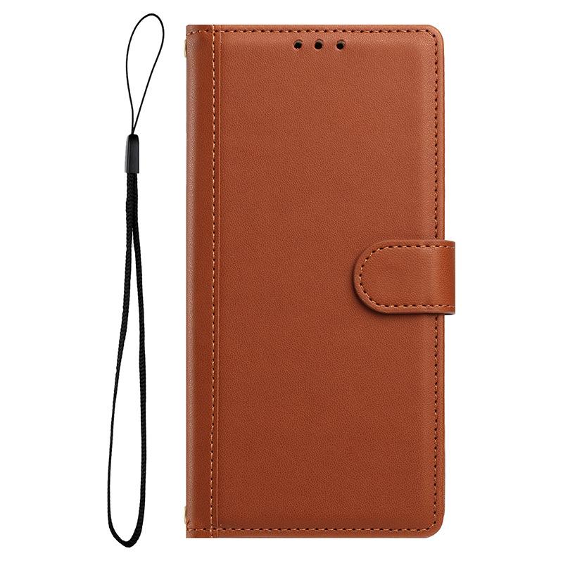 Flip Cover Mobile Phone Case Is Suitable for Apple 17E Samsung Iphone Mobile Phone Leather Case Card Magnetic Splicing Leather Protection
