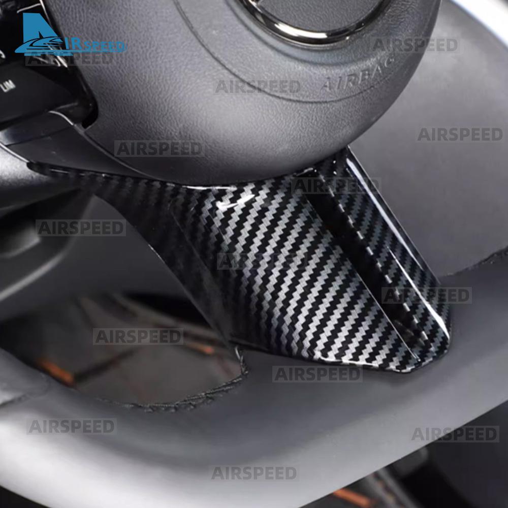 ABS Carbon Fiber Steering Wheel Frame Cover Trim For Mercedes Benz C Class W206 GLC X254 2025 2025 2025 Car Interior Accessories