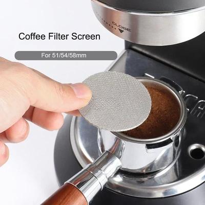 51/53/58mm Opakovane použiteľné sitko na kávový filter Odolné voči teplu Sieťka Portafilter Barista Displej na prípravu kávy Espresso Stroj