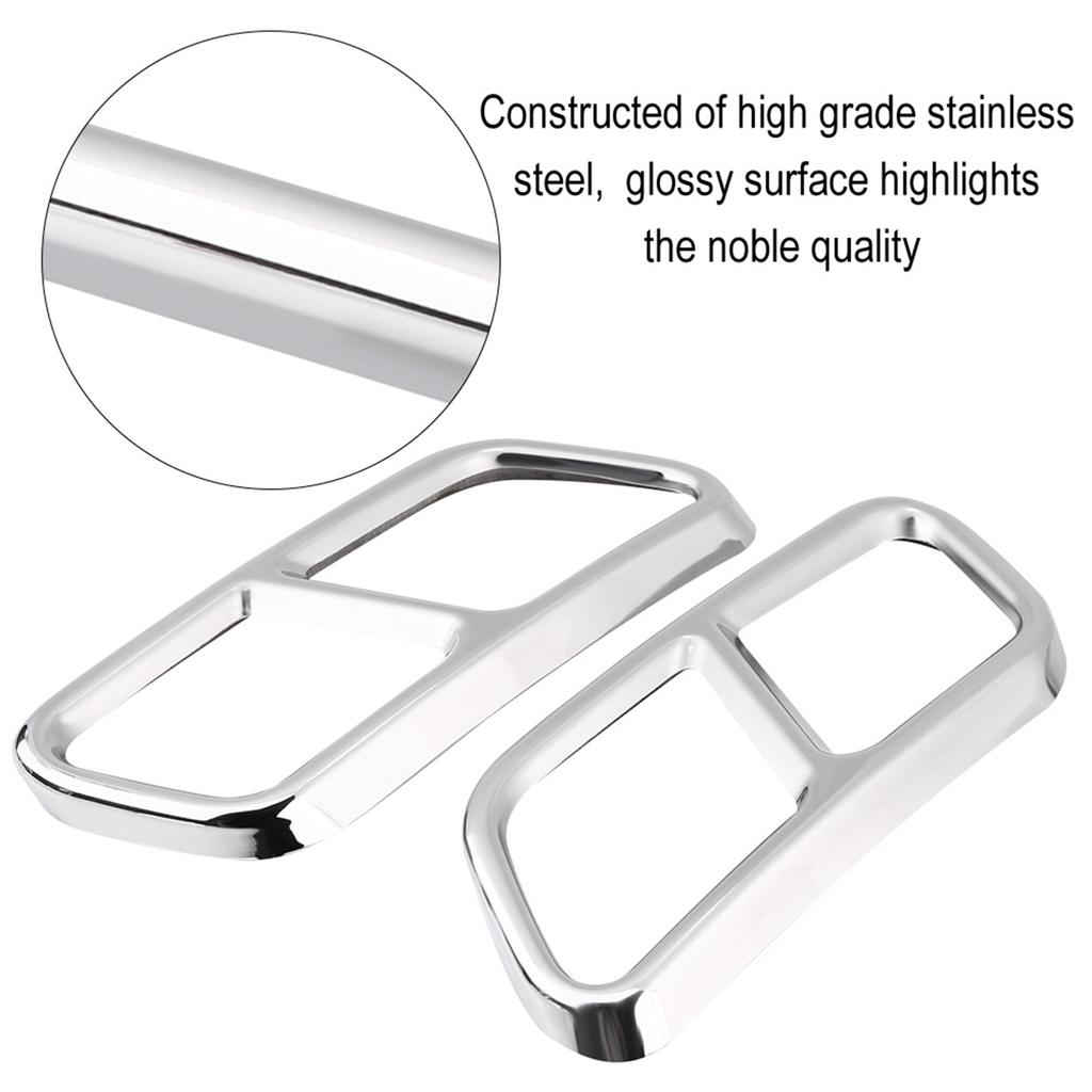 1 Paar Zierleisten für hintere Auspuffrohrabdeckung für GL X166 13?15 S Klasse W222 W251 10?17