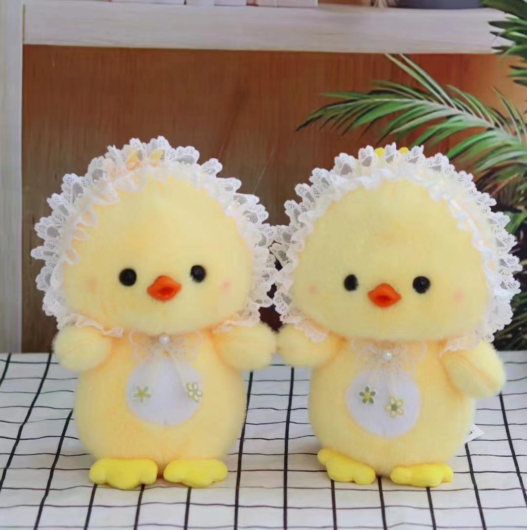 

New Cute Little Yellow Duck Plush Toy Doll Crown Duck Doll 8 Inch Machine Doll 61 Children s Gift 25cm 8-inch Grabbing Machine Doll
