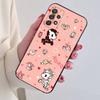 Japan T-Tokidokis Phone Case Black Silicone Soft For Samsung S25,S24,S21,S22,S23,S30,Ultra,S20,Plus,Fe,Lite