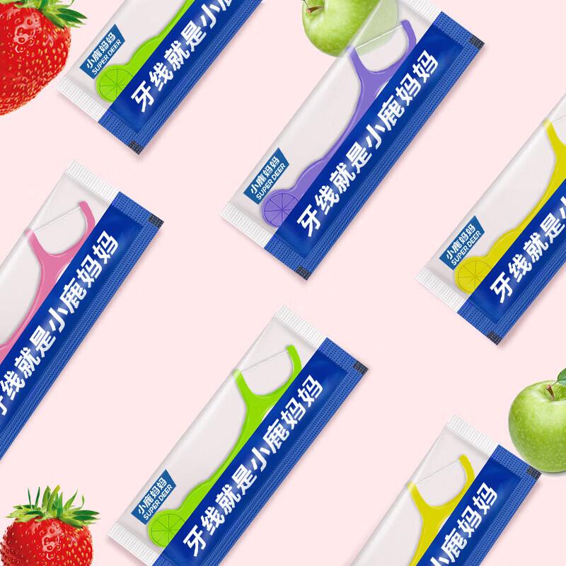 Kleiner Hirsch Mama Einzeln verpackte Ultrafeine Zahnseide-Stäbchen