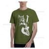 Rock Cat Playing Guitar Funny Guitar Cat Men T-Shirt Hiphop Oversized T Shirt Casual Cotton Daily Four Seasons Streetwear Tees