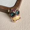 Japanese and Korean Cartoon Owl Brooch, High-end Female Niche Design, Cute Brooch