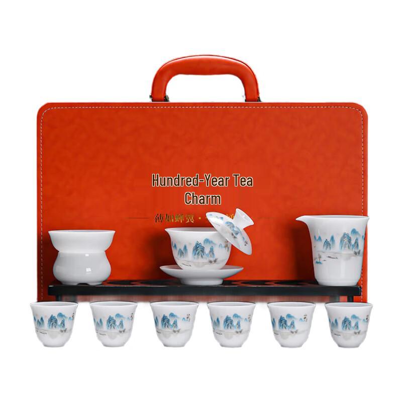 Tang Hui Ice Jade Porcelain Chinese Gongfu Tea Set