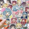 48Pcs Kawaii Anime Puella Magi Madoka Magica Stickers Kaname Madoka Akemi Homura Decals For Laptop Phone Cartoon Sticker Girl