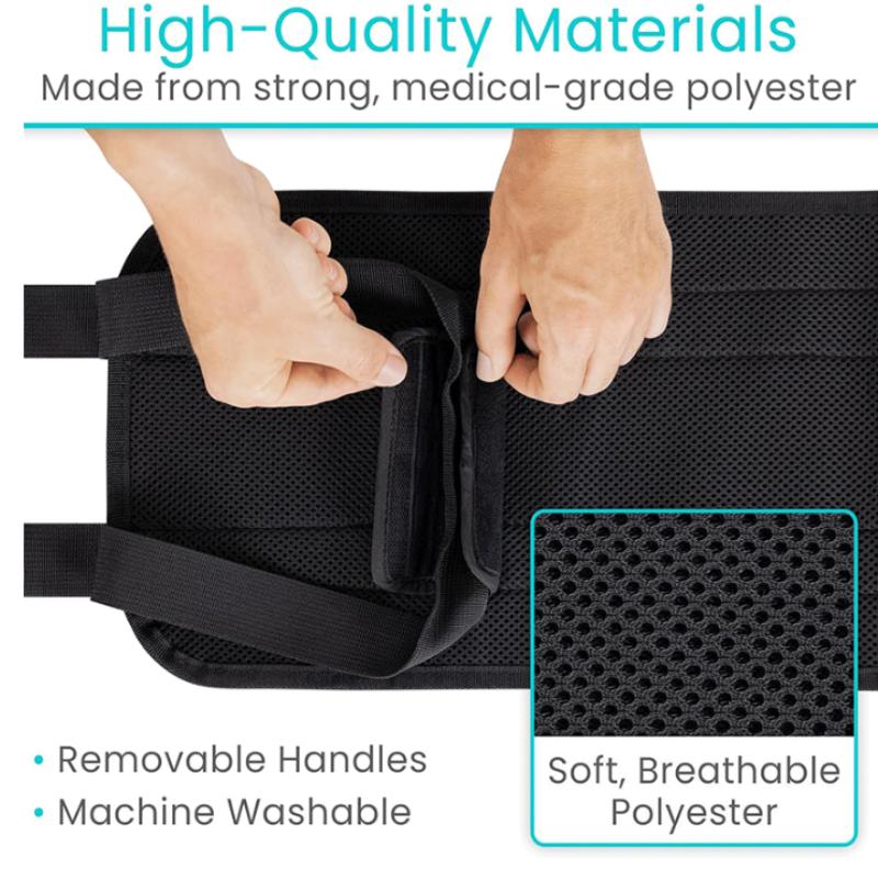 Transfer Nursing Sling Pad Device Patient Elderly Safety Lifting Aids Turn Over Auxiliary Belt For Paralysis Patient Home Bed