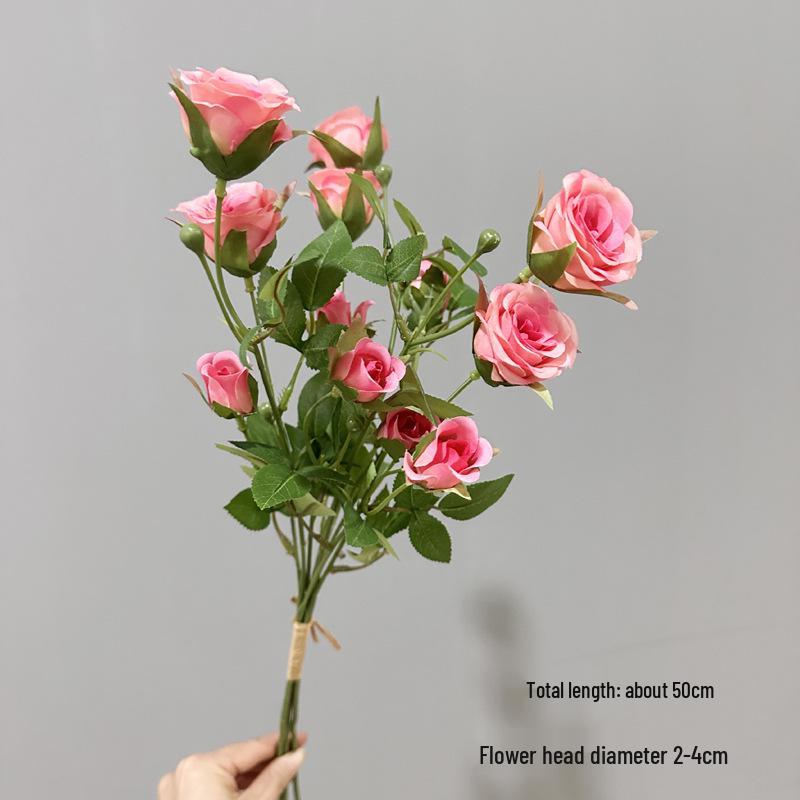 Elsa Rose: Multi-Head Faux Rose Bouquet for Home Decor & Wedding Displays