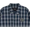 We11done Fw26 College Style Drop Shoulder Loose Fit Coach Plaid Jacket Unisex Jacket WD-JP2-26-027-U-BL