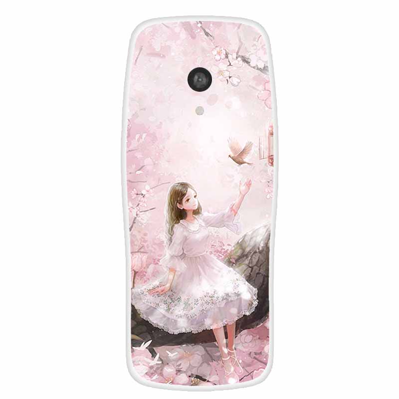 For Nokia 3210 4G 2024 2.4"Cases Clear TPU Soft Silicone Phone Cover for Nokia 3210 TA-1618 Protective Back Shells Cartoon Print