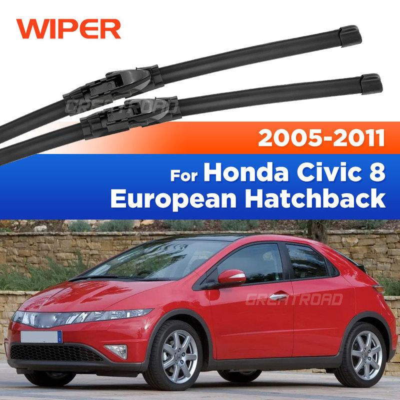 For Honda Civic 8 an Hatchback 2005-2011 2006 2007 Wiper Front Wiper Blades Windshield Windscreen Window Brush 26"+23"