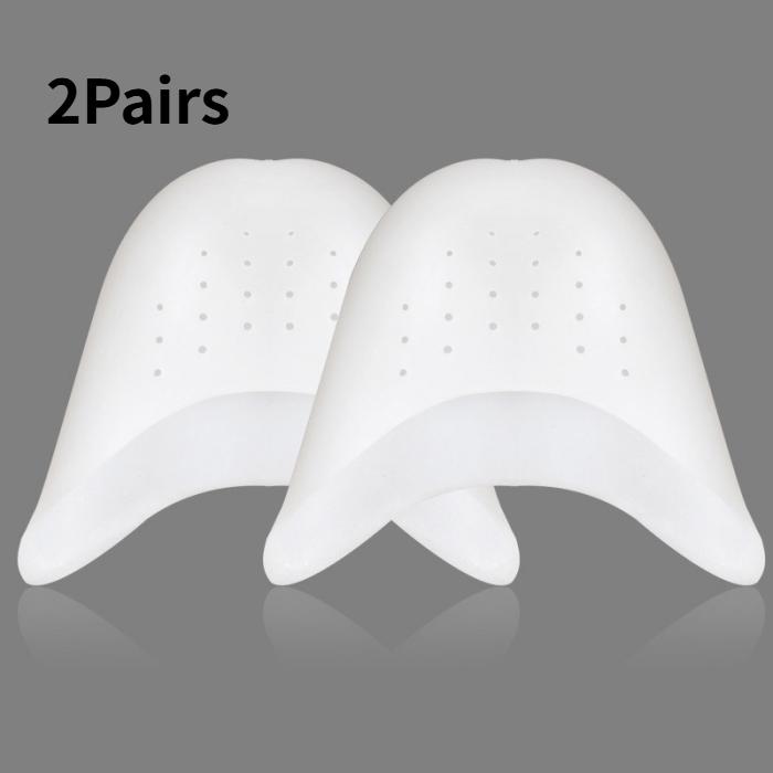 1/2Pairs Toe Protection Forefoot Pads Silicone Insoles Comfortable Shoe Pads Pain Relief Silicone Non-slip Shoe Insole for Women