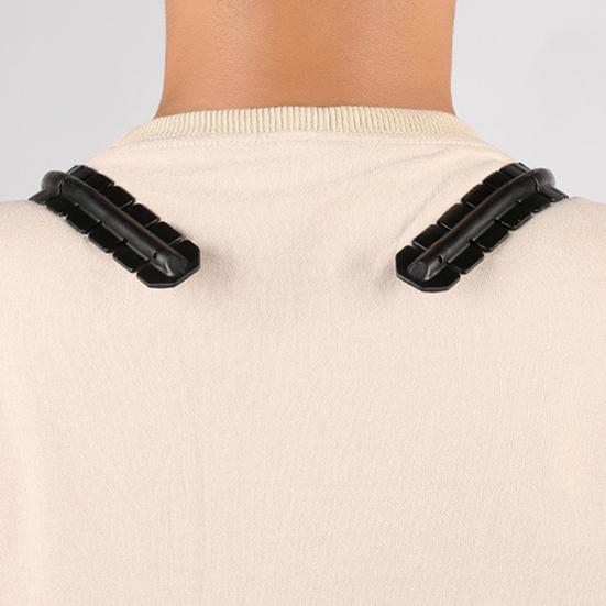 Adjustable Saxophone Neck Strap Double Shoulder Harness with Swivel Hook Ergonomic Sax Shoulder Strap for Alto Tenor Saxophones Baritone Clarinet