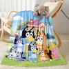 Bluey's Colorful Pals Blanket Durable Comfort Perfect for Bed Couch Sofa for All Seasons Modern Style Gifts For Family Or Friends