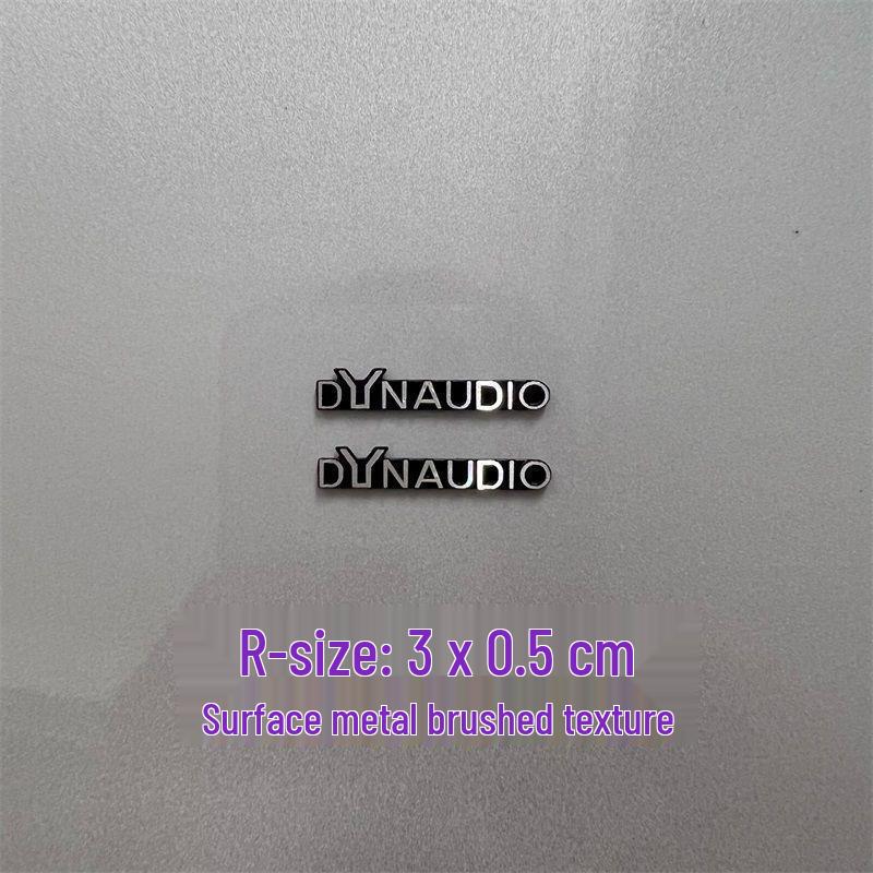 Dekorative Metallaufkleber für Auto-Audio-Lautsprecher von Bose, Harman Kardon, JBL.