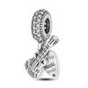 Eiffel Tower Cute Pet Music Ultimate Simplicity 925 Silver Theme Charms Beads Fit 3mm Bracelets DIY Fine Jewelry Making