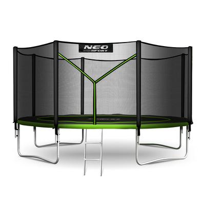 12ft/374cm Gartentrampolin mit Außensicherheitsnetz und Leiter Neo-Sport