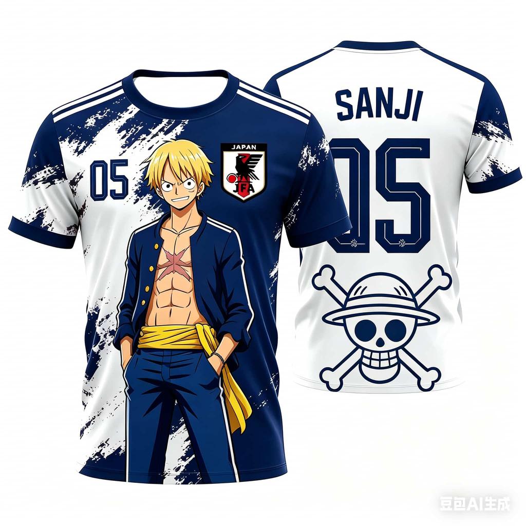 One Piece Tony Chopper Football Jersey Unisex Quick Dry Breathable Short Sleeve Tee Fashion Streetwear Sport Tops