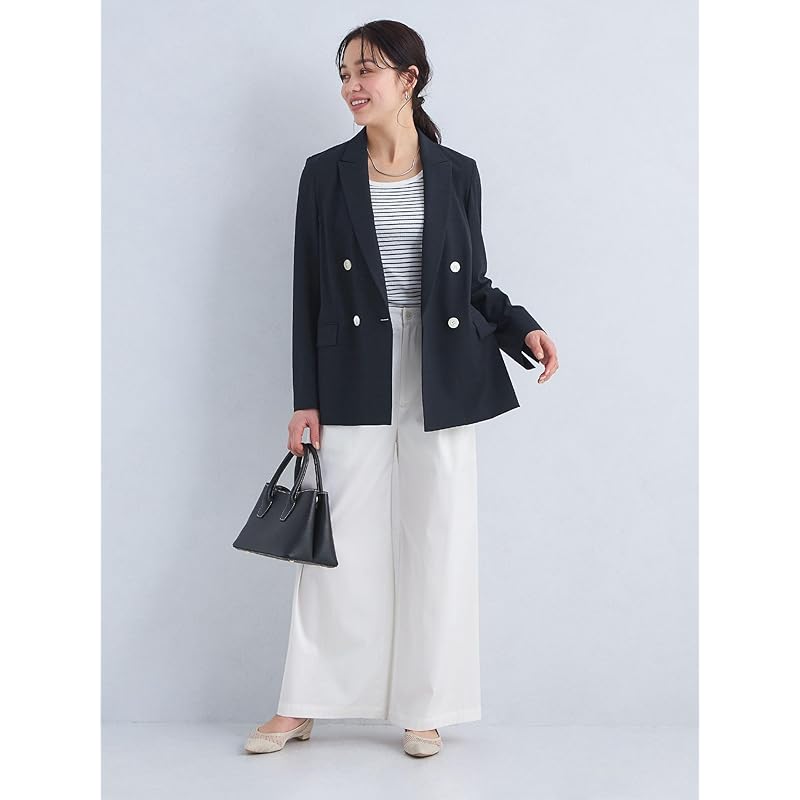 [United Arrows Green Label Relaxing] Soccer Like Double Jacket -Machine Washable Stretch- 35221621675 0330 OFF WHITE(03) S(36)