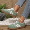 Scarpe da Ginnastica Leggere e Comode da Donna Moda Strisciate con Lacci Scarpe Sportive Donna Casual Traspiranti Scarpe da Ginnastica Verdi Taglie Forti