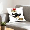 Hand Drawn Cute Cat Pillow Case Elegant Couple Home Living Room Bedroom Decorative Rectangle Pillowcase Sofa Cushion Cover