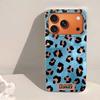 Pink Black Leopard Print Pattern Phone Case for Iphone 17 Air 16 15 14 7 8 Plus 13 11 12 Pro Max X XS XR SE 2022 2020 16e Cover