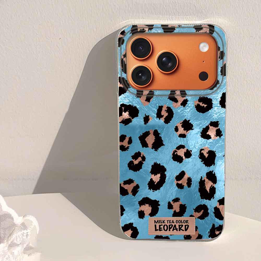 Pink Black Leopard Print Pattern Phone Case for Iphone 17 Air 16 15 14 7 8 Plus 13 11 12 Pro Max X XS XR SE 2022 2020 16e Cover