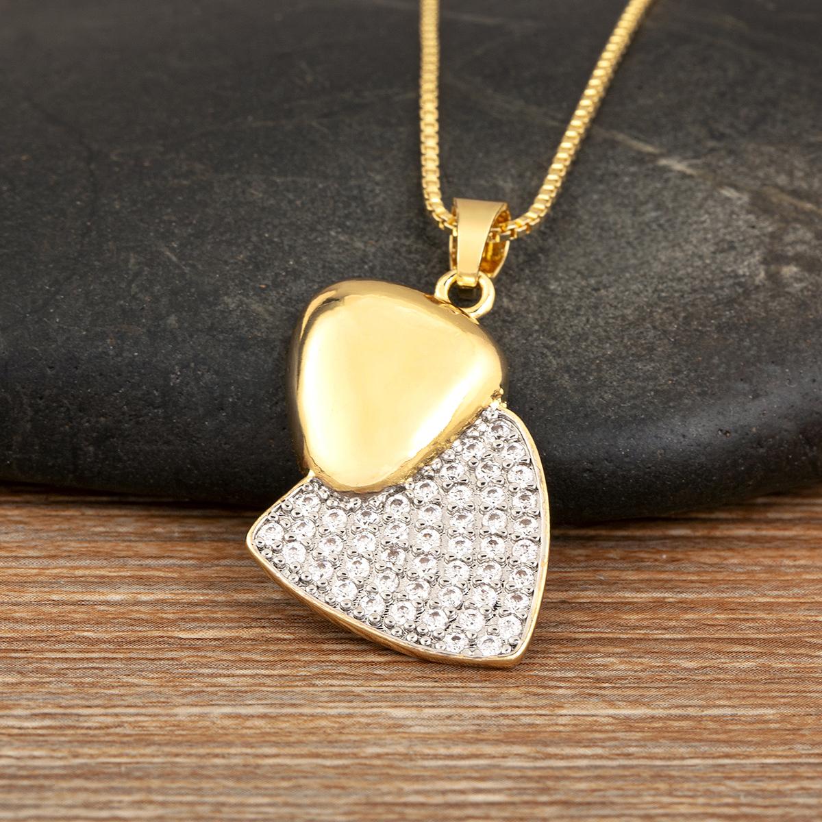 

Nidin Hot Sale Bohemia Style Charm Pendant Necklace For Women Men Eight Pointed Star/Heart/Shell Design Clavicle Chain Jewelry