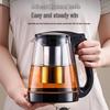 TIANXI High Heat Glass Teapot with Stainless Steel Infuser