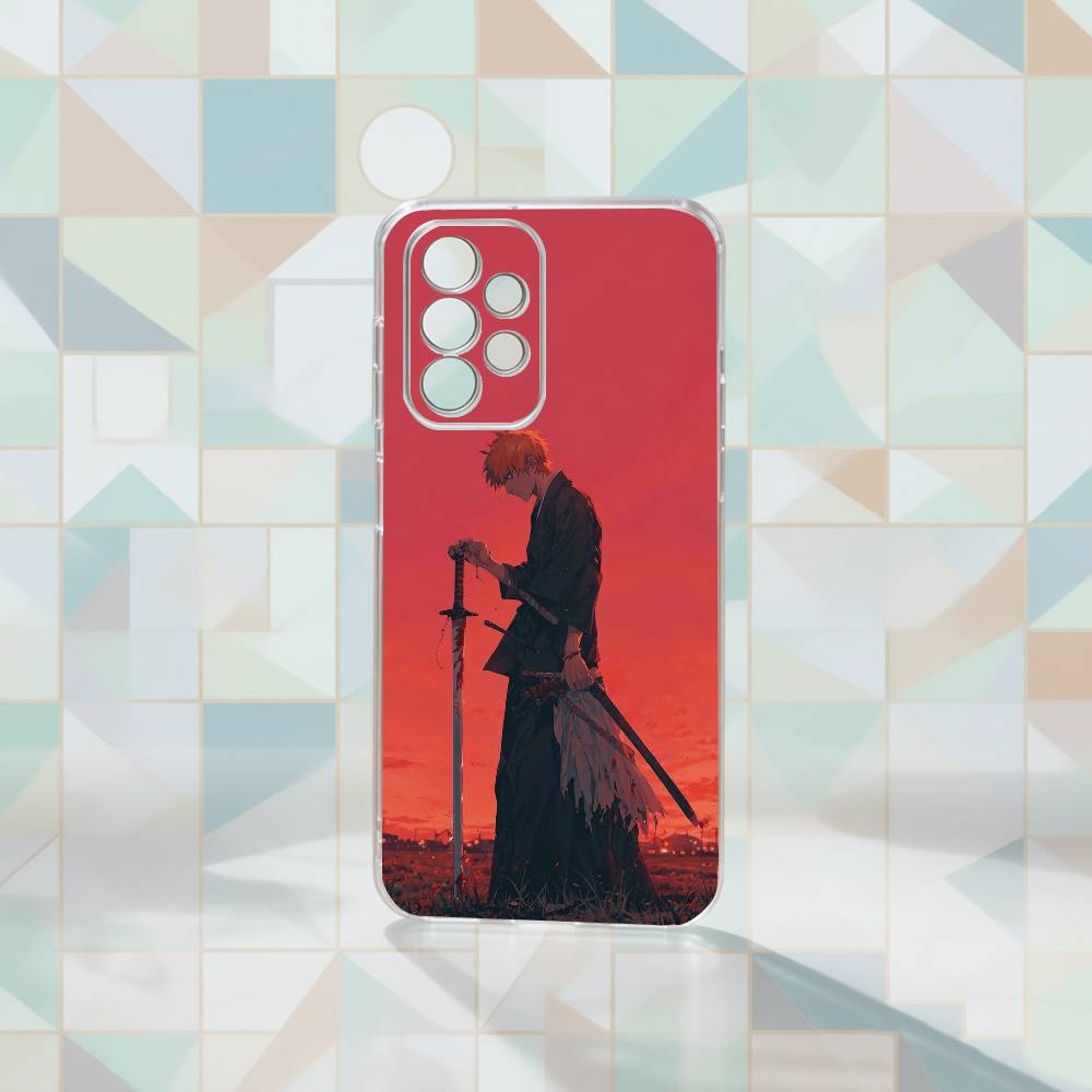 

BLEACH Ichigo Kurosaki Phone Case For Samsung S25,S24,S21,S22,S23,S30,Ultra,S20,Plus,Fe Transparent Cover Samsung S20plus5G