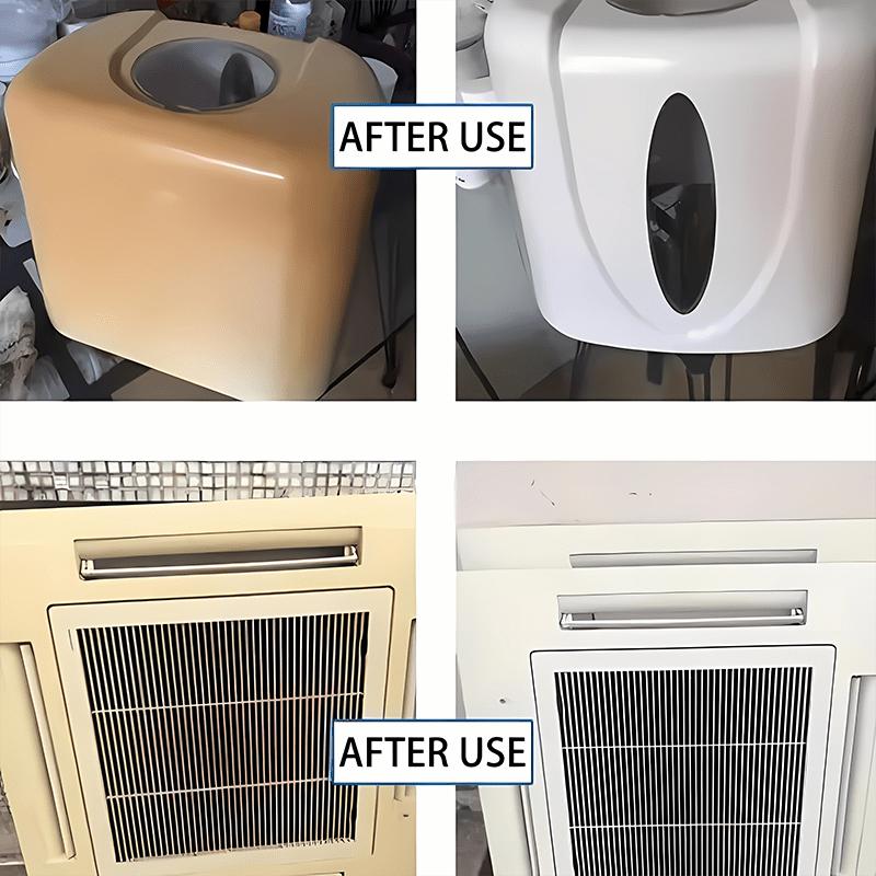 Plastic Repair Spray,Instantly Removes Yellowing&Oxidation,Restores Color&Shine,Ideal for Car Dashboards,Fridges,Vending Machine