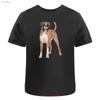 Standing Boxer Dog T Shirt 100 Cotton S 2XL TA040102 Vintage Washed Comfortable Stylish Stretched Graphic Unisex Soft