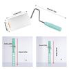 Practical 2Inch Drywall Texture Rollers With Sturdy Frame Portable Accessory for Home Renovations Projects Supplies