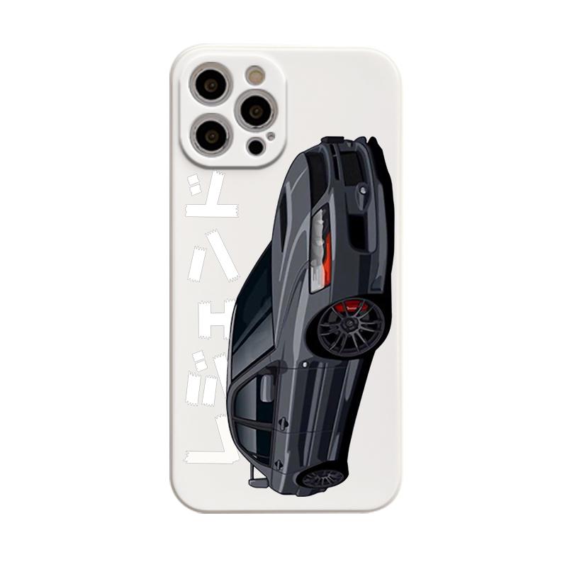 

Рідкий чохол для телефону JDM Tokyo Drift Sports Car Straight Edge для Apple iPhone 14 11 12 13 Pro Max Mini X XS XR 7 8 Plus SE2 Cover iPhone XS Max