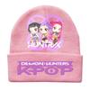 Kpop Demon Hunters Children Knit Beanie Cute And Charming Cartoon Printed Warm Cap Designed for Girls Fall Season Cold Season Outdoor Sports Birth