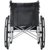 Lightweight Foldable Oxford Cloth Wheelchair with Soft Seat and Four Brakes for Elderly Travel