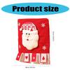 Holiday Chair Back Cover Chair Slipcovers With Santa Snowman Elk Pattern For Christmas Decoration Chair Covers 1PC Dropshipping