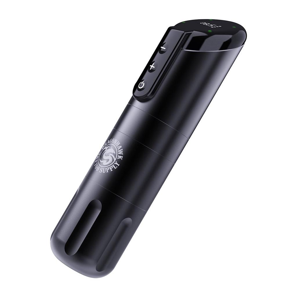 Dragonhawk X2 Wirelss Tattoo Pen Maschinenpistole, Übungs-Tattoo-Stift für Anfänger, Spielen und Tätowieren lernen