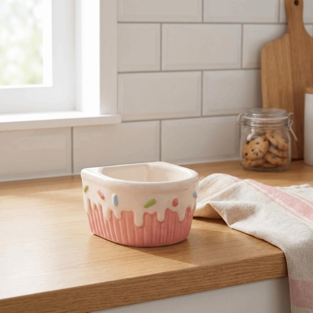 Mini Hanging Ceramic Hamster Food Bowl Large Capacity Easy To Clean Automatic Feeder Durable Fixed Bowl Small Pets Feeding Bowl
