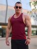 YoungLA Herren Slim-Fit Ärmelloses Schnelltrocknendes Muskel-Tanktop