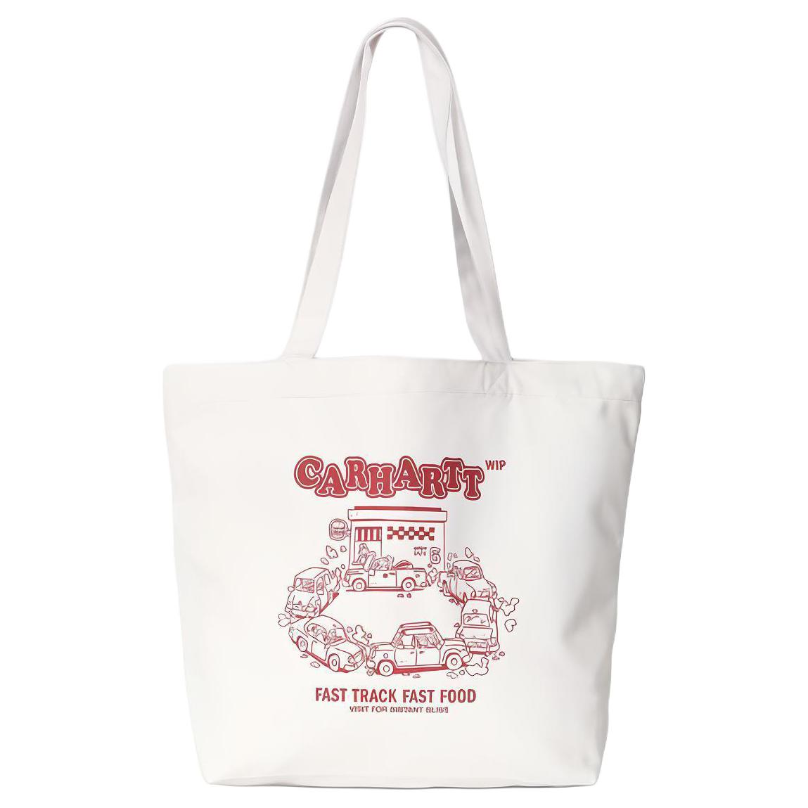 

Новая холщовая сумка-тоут Carhartt WIP, сумка для покупок, женская белая I03159727PXX 46.0*14.0*37.1CM