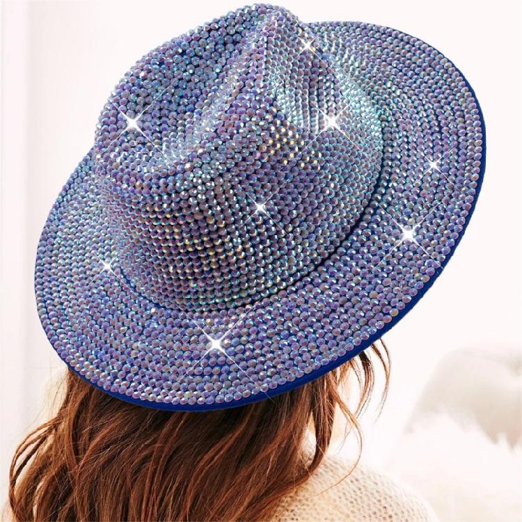 Sparkle Womens Cowboy Hat Western Cowgirl Hats Rhinestones Party Prop Disco Hats