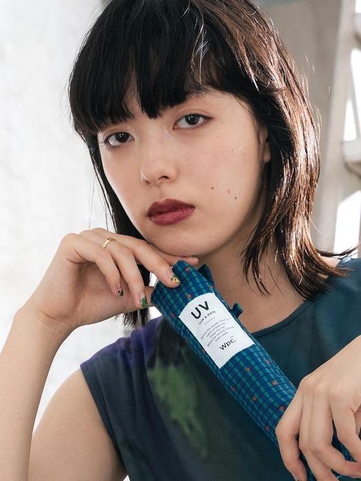 WPC. WPC. Check Dot Umbrella 112g Lightweight Mini 3-Stage Parasol AL02-038-002 beige