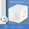 Portable Cube Power Socket With Usb Charging Ports Multiple Ac Outlets For Home Office Travel Business Trips